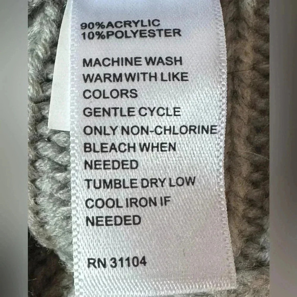 new directions Cream Cowl & Turtlenecks Sweater - Picture 4 of 4